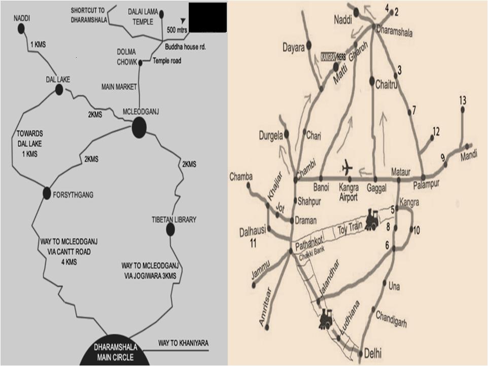 Dharamshala map